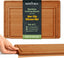 Carbonized Bamboo Cutting Board with Non-slip Mat - Set of 2