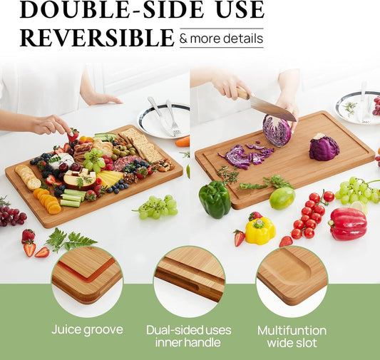 Discover the Versatility of the Extra Large Bamboo Cutting Board from PD Life Home