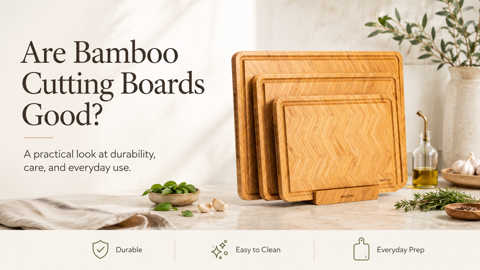 are bamboo cutting boards good with bamboo cutting board set for everyday prep