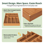 8 Slot Silverware Organizer