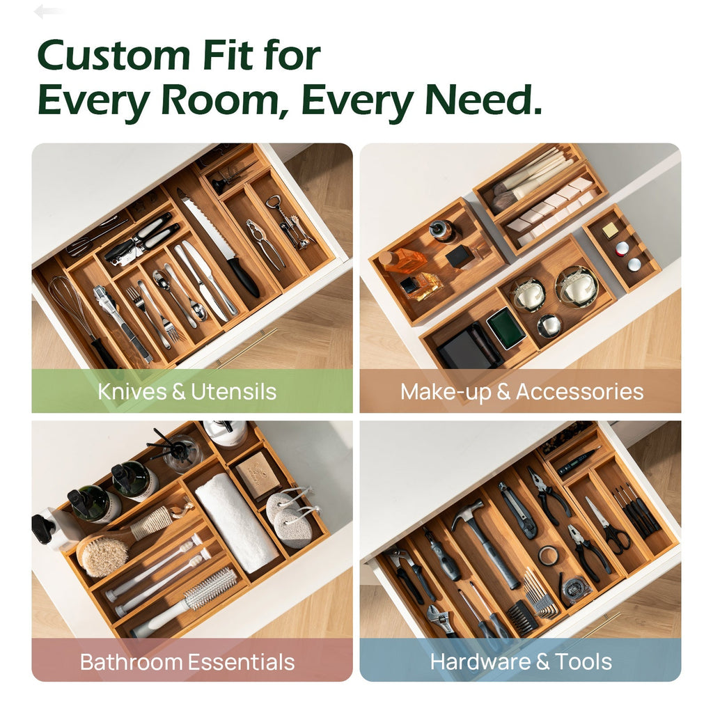 8 Slot Silverware Organizer