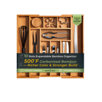 10 Slot Expandable Silverware Organizer