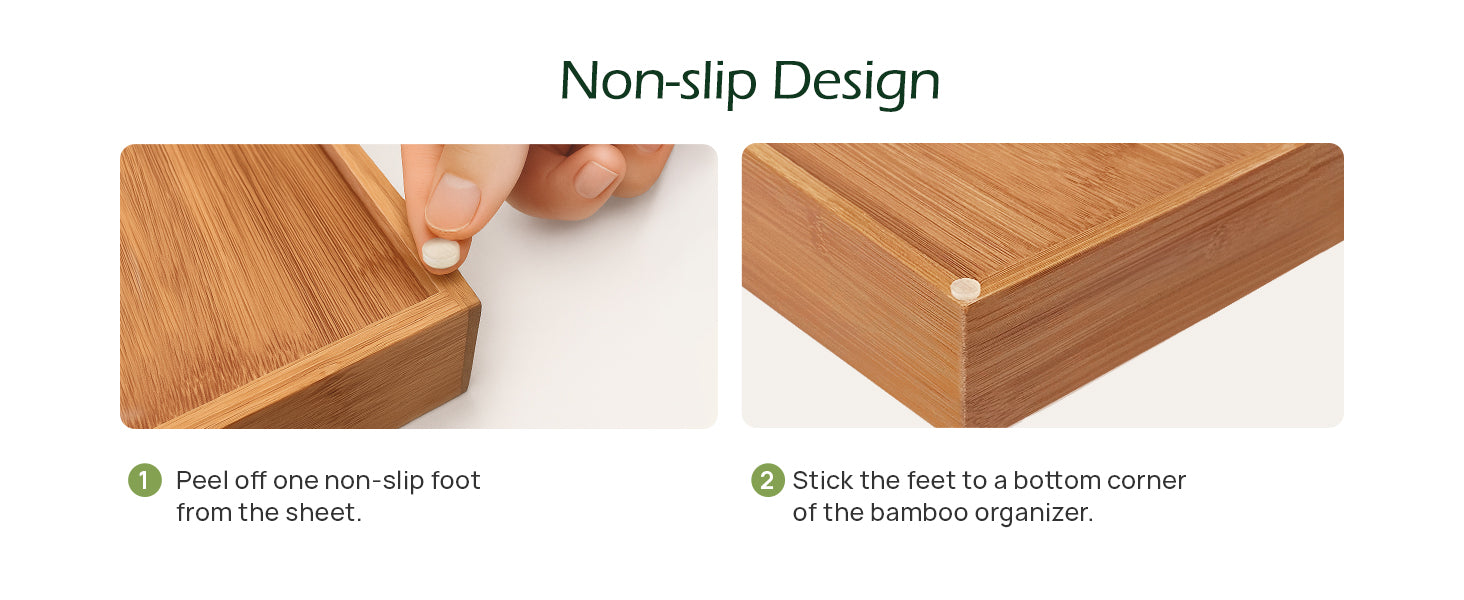 12 Slot Expandable Carbonized Large Bamboo Kitchen Drawer Organizer