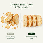 Keechee Adjustable Bread Slicer Knife with Thickness Guide