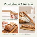 Adjustable Bread Slicer for Homemade Bread