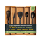 5 Slot Expandable Silverware Organizer