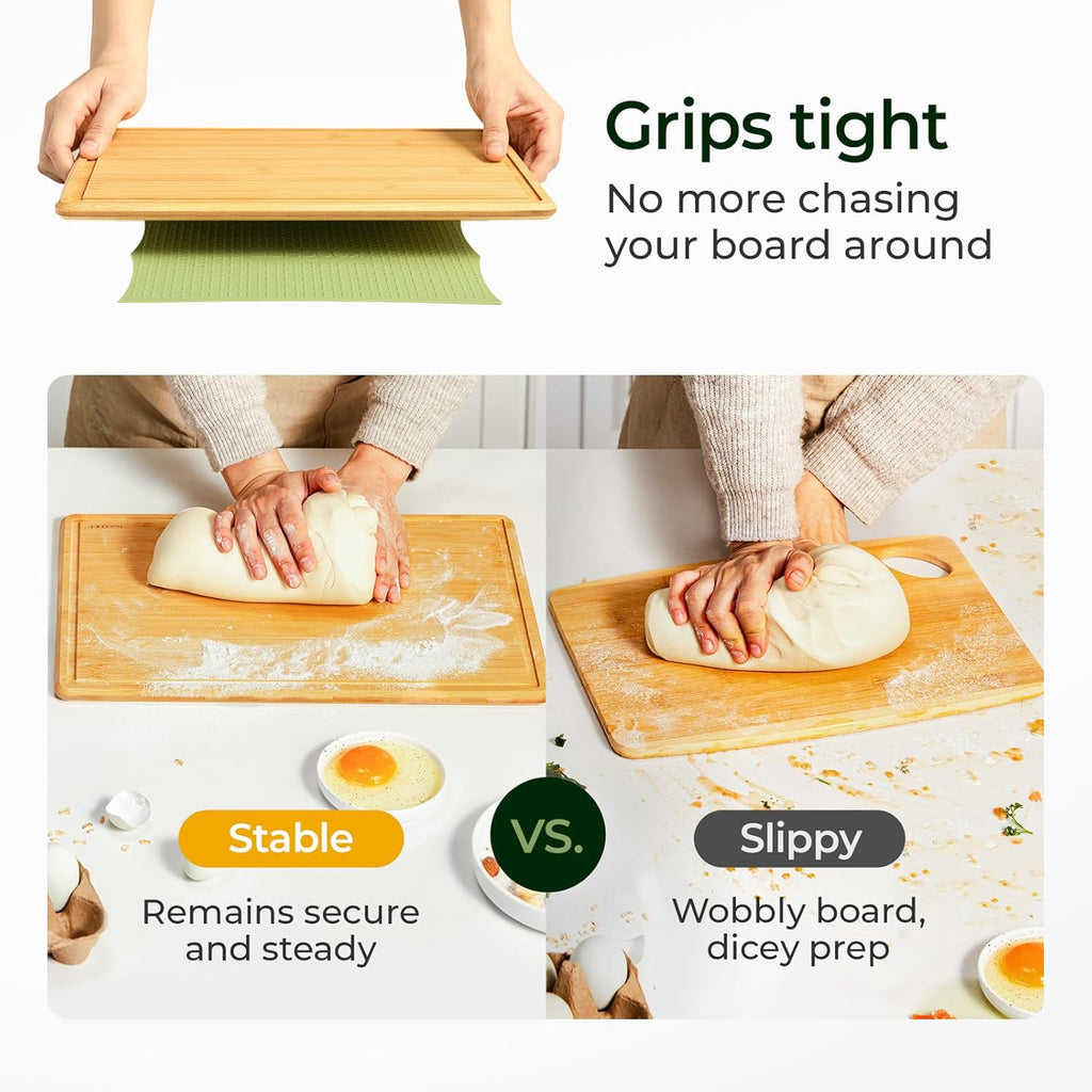 Silicone Non-Slip Mat for Cutting board (Green)