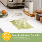 Silicone Non-Slip Mat for Cutting board (Green)