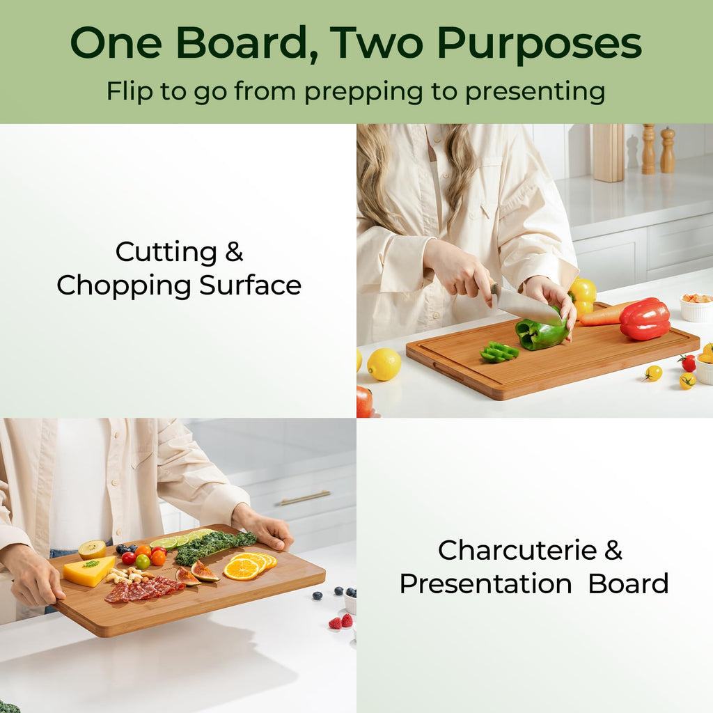 Extra Large Carbonized Bamboo Cutting Board