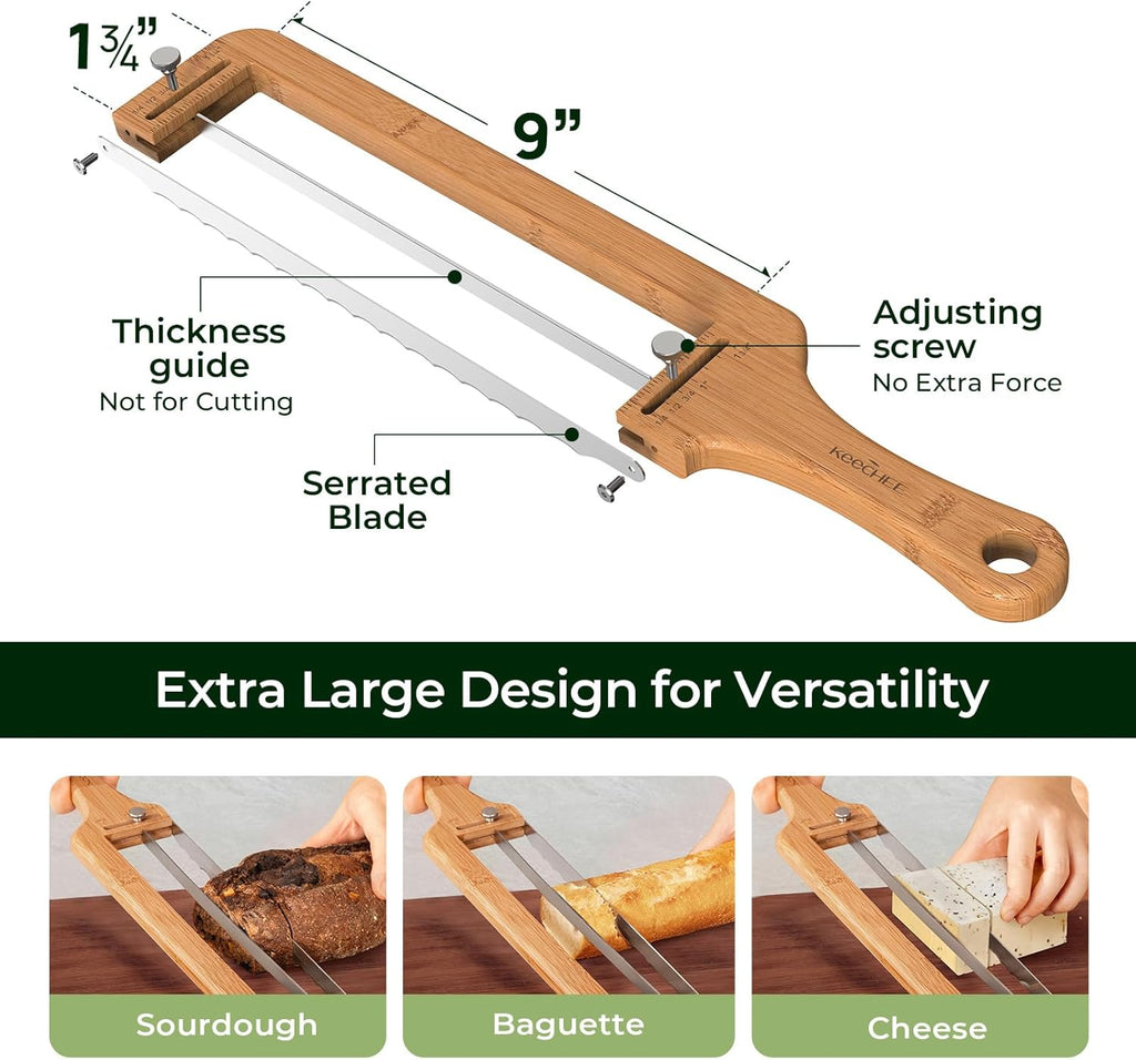 Adjustable Bread Slicer for Homemade Bread