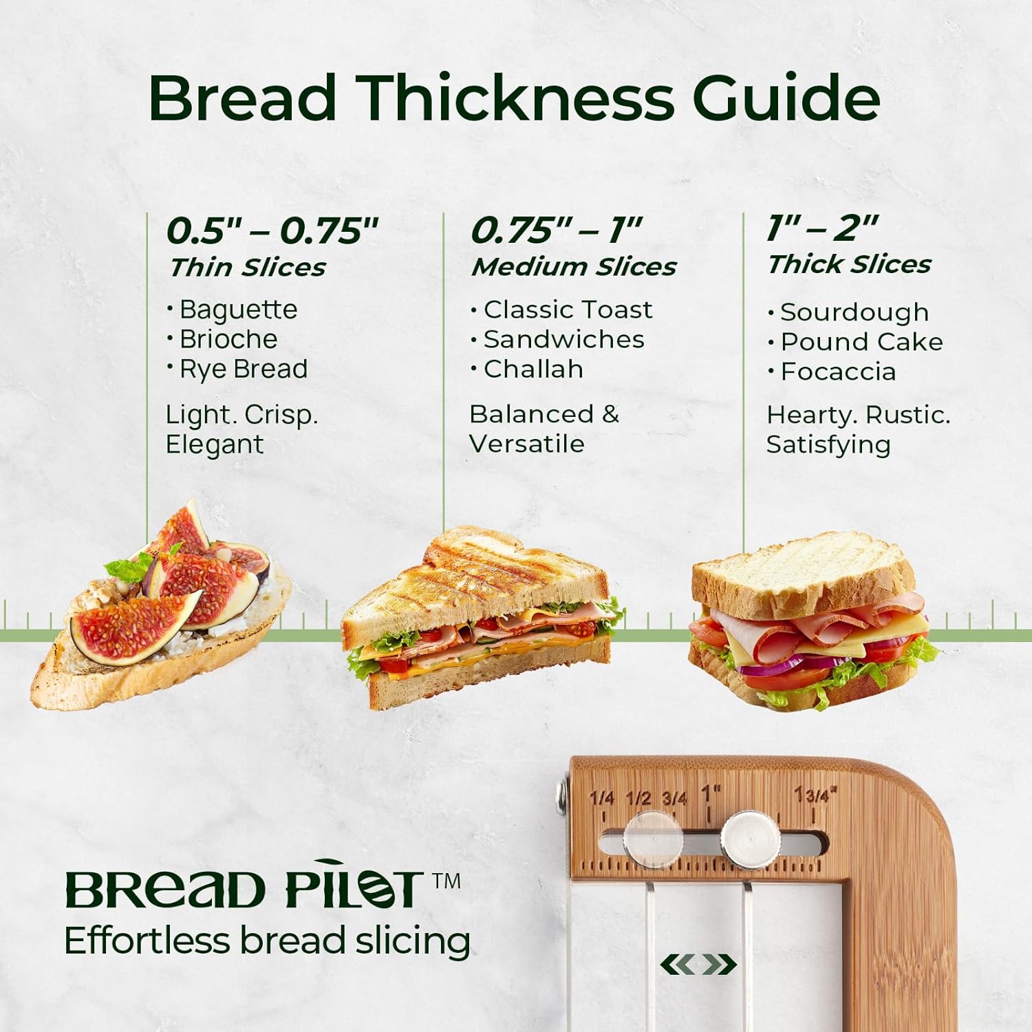 Adjustable Bread Slicer for Homemade Bread