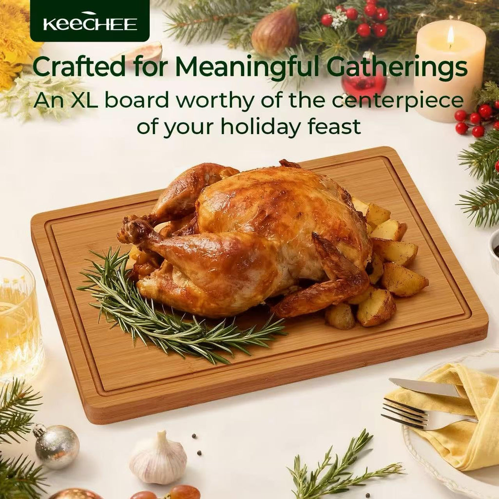 Extra Large Carbonized Bamboo Cutting Board