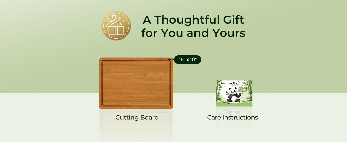 Extra Large Carbonized Bamboo Cutting Board
