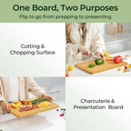 Extra Large Natural Bamboo Cutting Board