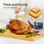 Extra Large Natural Bamboo Cutting Board