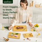 3 Piece Natural Bamboo Cutting Board
