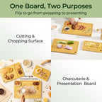 3 Piece Natural Bamboo Cutting Board