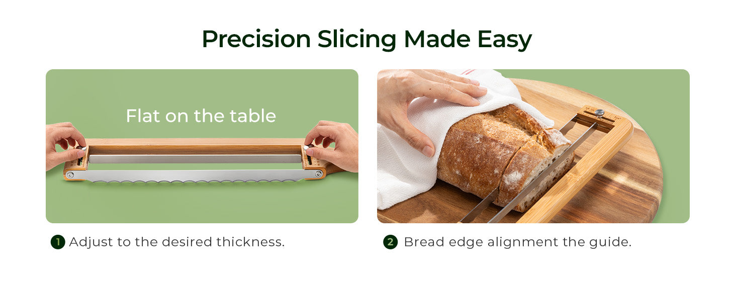 Adjustable Bread Slicer for Homemade Bread