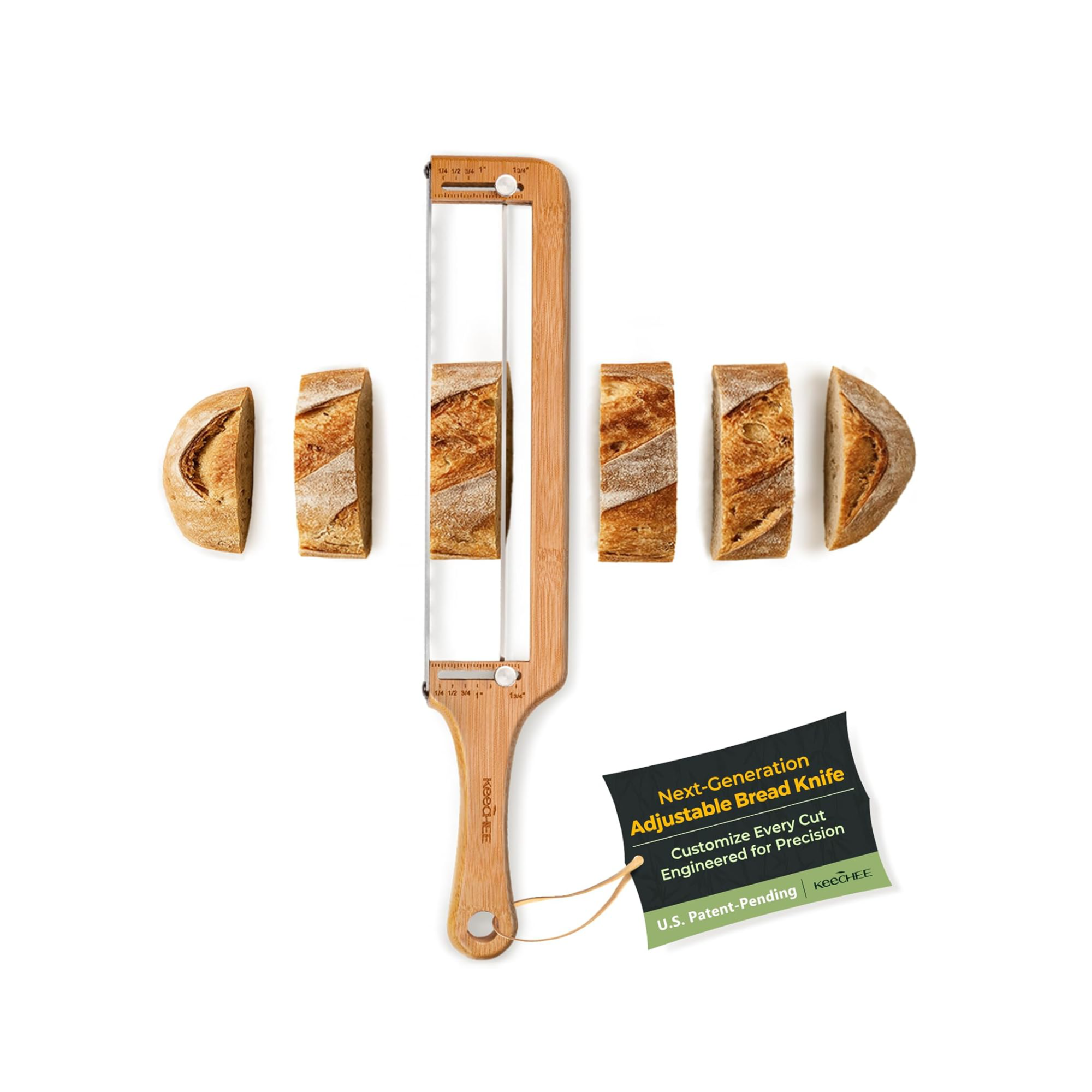 Adjustable Bread Slicer for Homemade Bread