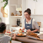 Adjustable bread slicer used in a modern kitchen for daily baking