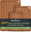 3 Piece Carbonized Bamboo Cutting Board