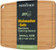 Dishwasher Safe Bamboo Cutting Board with Juice Groove