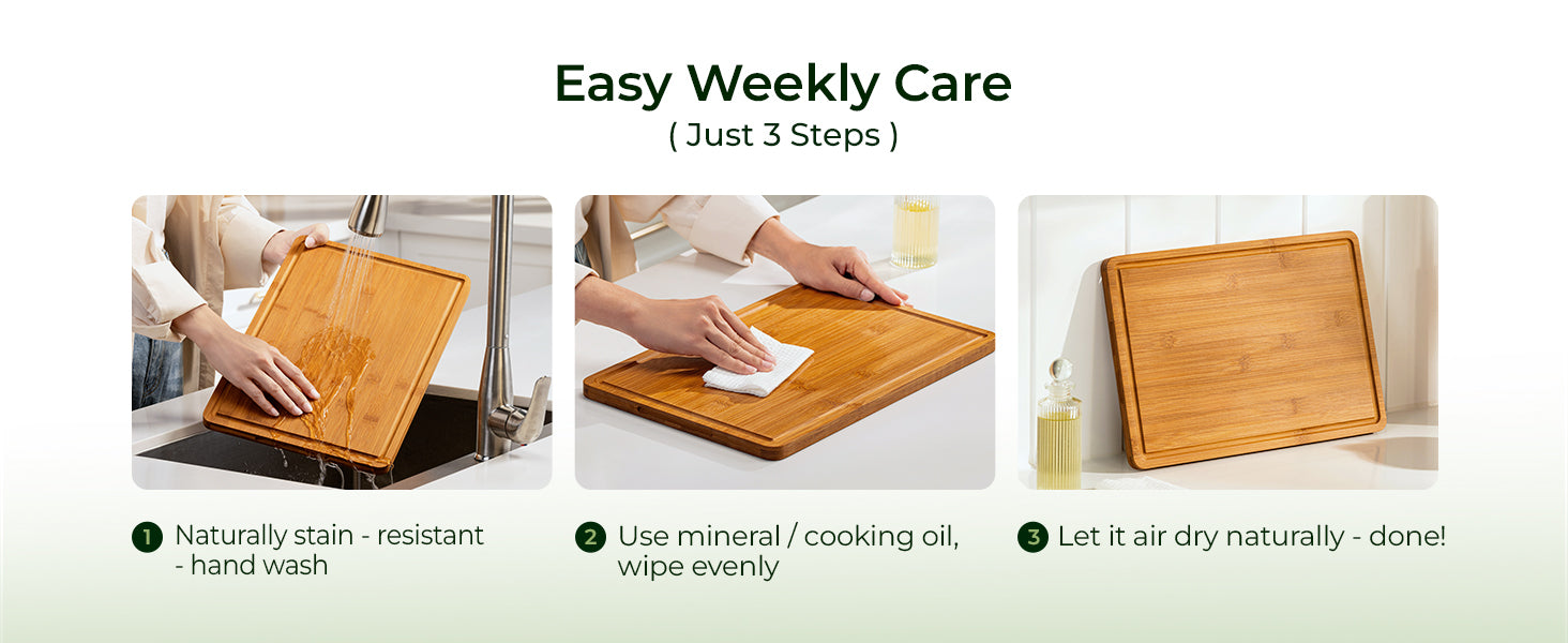 Extra Large Carbonized Bamboo Cutting Board