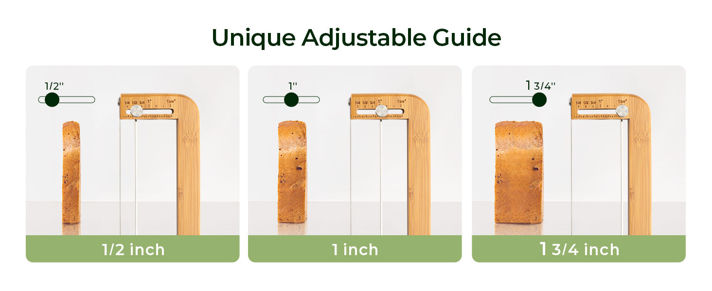 Adjustable Bread Slicer for Homemade Bread