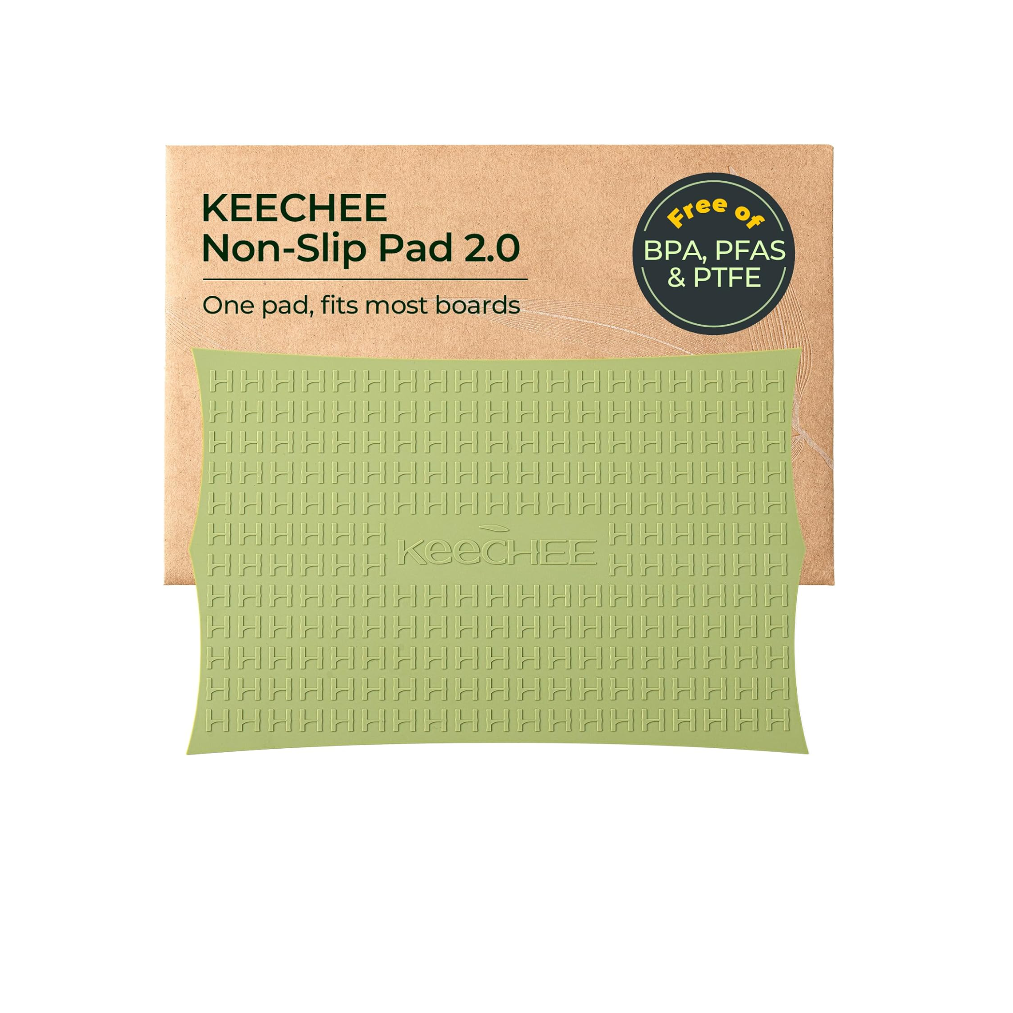Silicone Non-Slip Mat for Cutting board (Green) Secondary image