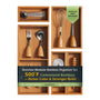 5 pc Bamboo Drawer Organizer Set