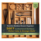 10 Slot Expandable Silverware Organizer