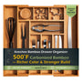 10 Slot Expandable Silverware Organizer