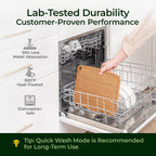 Lab-tested durable bamboo cutting boards for everyday food prep