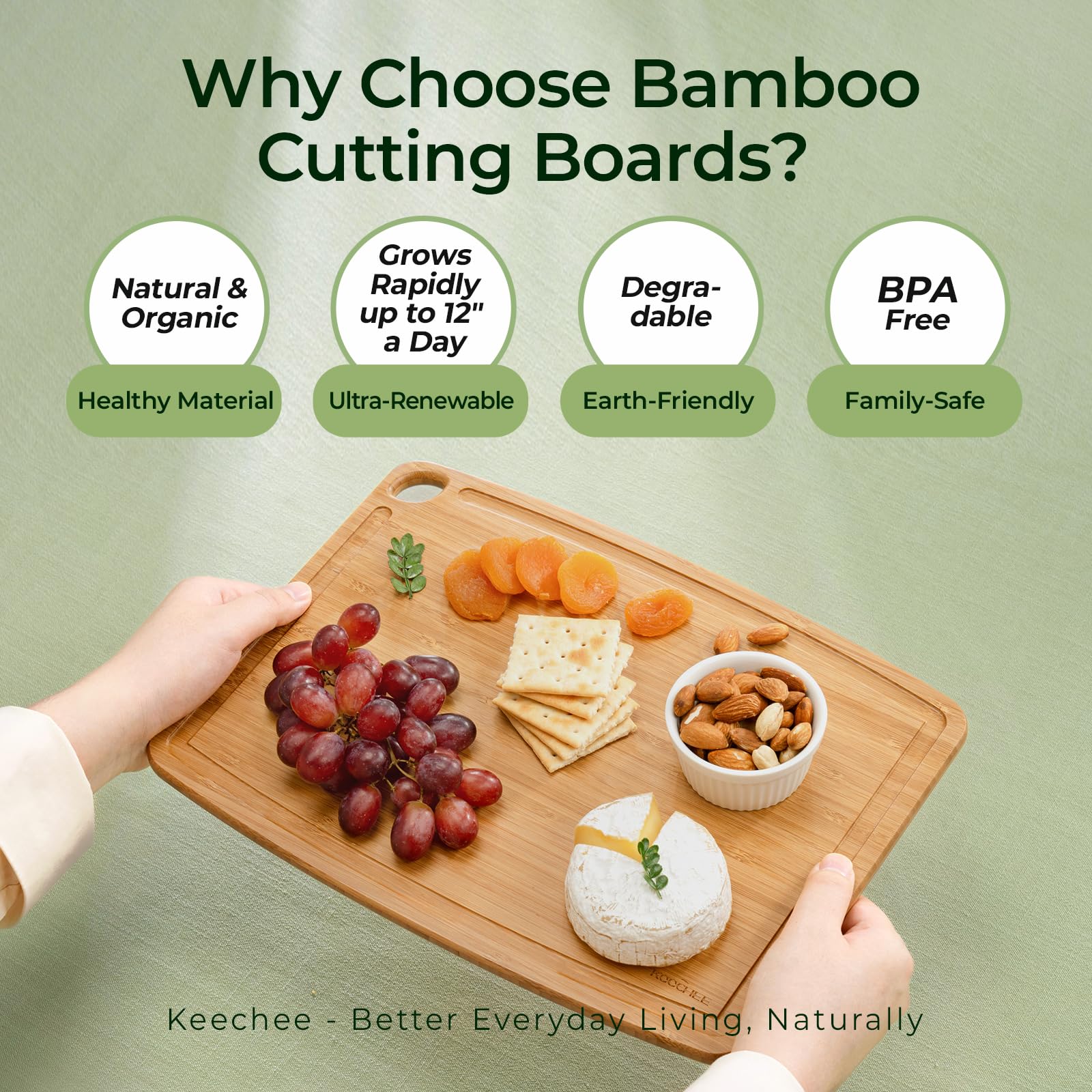 Benefits of choosing a natural bamboo cutting board for the kitchen
