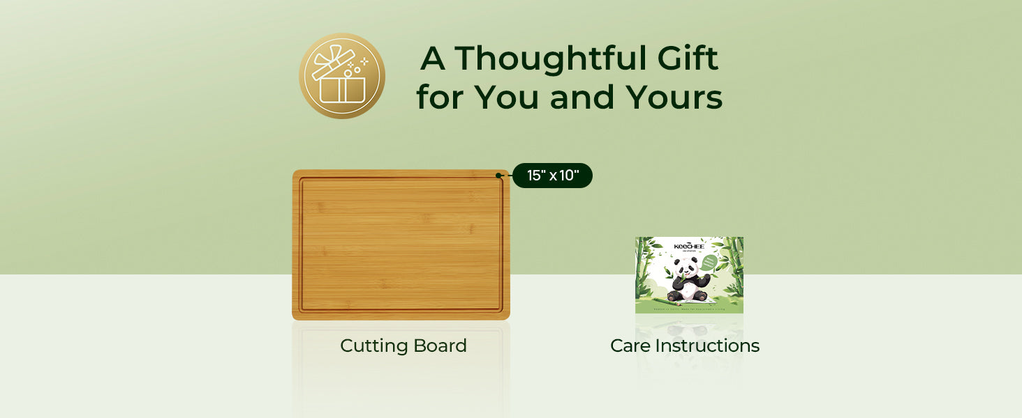 Extra Large Natural Bamboo Cutting Board