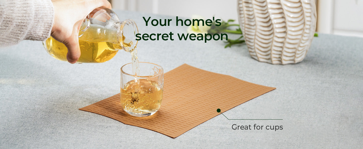 Silicone Non-Slip Mat for Cutting board (Brown)