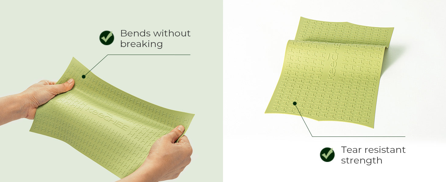 Silicone Non-Slip Mat for Cutting board (Green)
